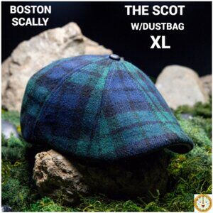 Boston Scally THE SCOT Plaid 8- Panel Cap - XL With Dustbag